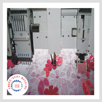 HB- 615+15 Efficient chenille computerized towel embroidery machine